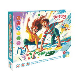 Tachan - Jeu Twisting 3351 - Jeu d'adresse et d'équilibre pour enfants et adultes - Âge recommandé +3 ans - Langues : anglais, italien, espagnol
