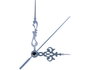 Innspiro Kit d'aiguilles de montre en aluminium argenté (25 unités)