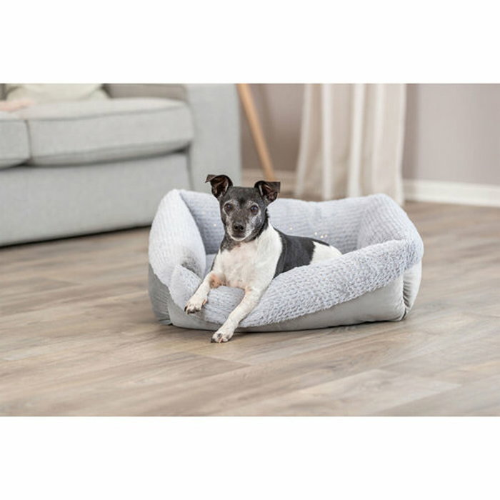 Lit pour chien Trixie Livia Soft Gris 100 x 70 cm