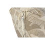 Coussin DKD Home Decor De Sol Gris Marron Clair Aluminium Feuille d'une plante 120 x 80 x 16 cm