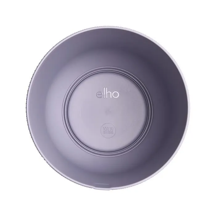 ELHO Pot de fleurs Jazz Rond Violet - Diamètre 34.5 cm Hauteur 32 cm - Intérieur - 100% recyclé - Garantie 3 ans