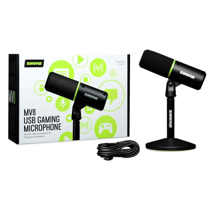Shure Microphone 010-03-675 Noir Vert Shure Microphone 010-03-675 Noir Vert