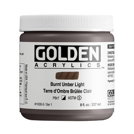 Golden Peinture Acrylique Heavy Body Terre d'Ombre Brûlée Claire 237 ml