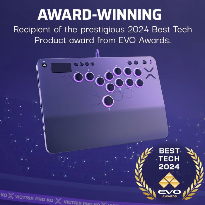 Turtle Beach Victrix Pro KO Leverless Fight Stick - Gris