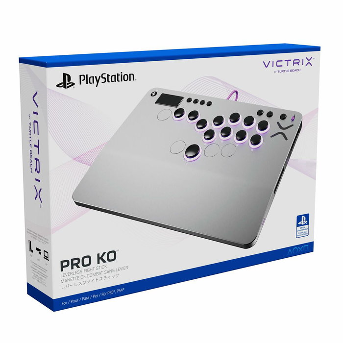 Turtle Beach Victrix Pro KO Leverless Fight Stick - Gris