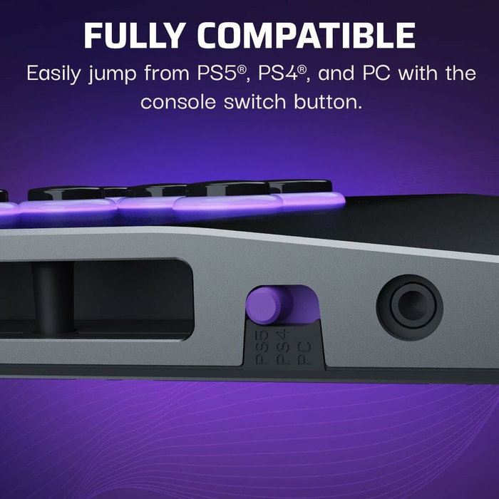 Turtle Beach Victrix Pro KO Leverless Fight Stick - Gris
