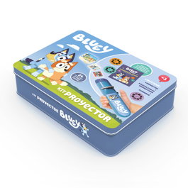 IMAGILAND Bluey Kit Projecteur PTPR03 avec 3 Disques et Livre d'Histoires - Jeu Éducatif pour Enfants +3 Ans - Langue Espagnole