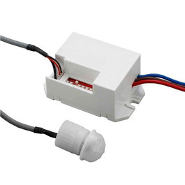 Edm Détecteur de mouvement encastrable 360° blanc thermoplastique 220-240V portée 6m