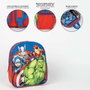 Cerdá Sac à dos scolaire enfant Avengers 25 x 20 x 30 cm - Bleu - À partir de 3 ans