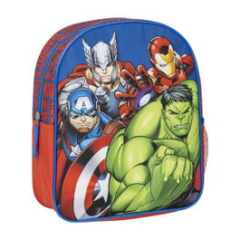 Cerdá Sac à dos scolaire enfant Avengers 25 x 20 x 30 cm - Bleu - À partir de 3 ans