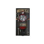 Horloge Murale Home ESPRIT Noir Rouge Doré PVC Métal Moto Vintage 60 x 18 x 120 cm