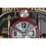 Horloge Murale Home ESPRIT Noir Rouge Doré PVC Métal Moto Vintage 60 x 18 x 120 cm