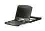 Aten Console KVM LCD CL3700 - Écran 18,5" Full HD 1920x1080 avec clavier intégré, ports USB et HDMI pour rack et contrôle à distance