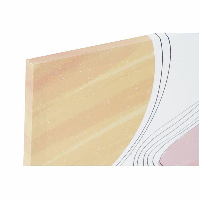 DKD Home Decor Toile Bois MDF 30 x 1,8 x 40 cm (3 Pièces)