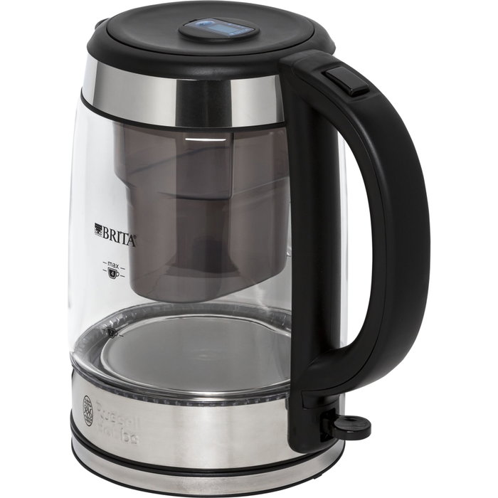 Russell Hobbs Clarity Bouilloire en Verre avec Filtre BRITA 1L