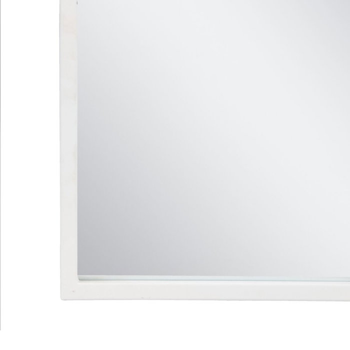 BigBuy Home Miroir mural Blanc Vertical Fenêtre 90 x 3 x 180 cm