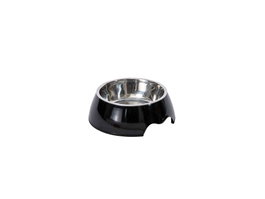 Freedog Bol Mélamine et Inox Noir S 13cm - 210ml