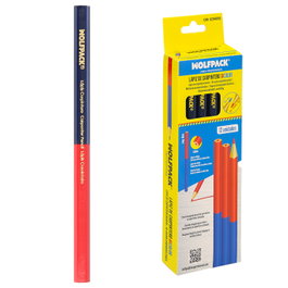WOLFPACK LINEA PROFESIONAL Lápiz de carpintero bicolor