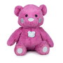 Famosa Peluche Ours Boutique 54 cm - Couleurs Bleu et Rose - Design avec Joues et Pattes à Paillettes Argentées - Réf. 76/21762