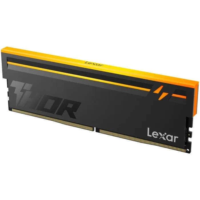 Lexar THOR 2.0 DDR5 32 Go (2x 16 Go) 6000 MHz CL36 RGB Noir Lexar THOR 2.0 DDR5 32 Go (2x 16 Go) 6000 MHz CL36 RGB Noir