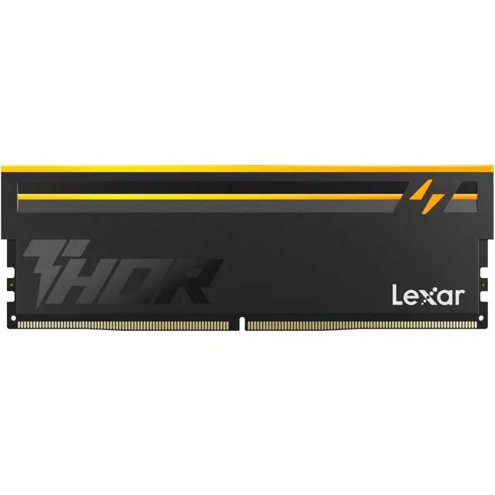 Lexar THOR 2.0 DDR5 32 Go (2x 16 Go) 6000 MHz CL36 RGB Noir Lexar THOR 2.0 DDR5 32 Go (2x 16 Go) 6000 MHz CL36 RGB Noir