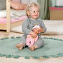 Zapf Creation Baby Born Poupée interactive 6 fonctions avec biberon - Muñeca suave, tête en vinyle et bras en tissu