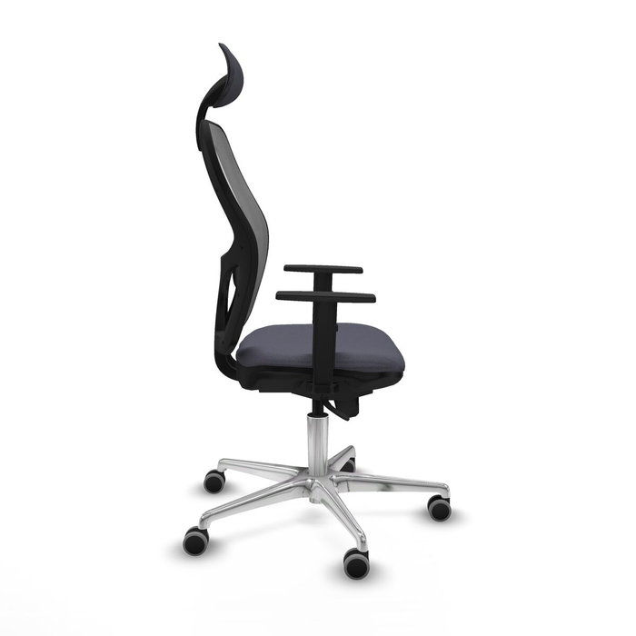 Piqueras y Crespo Chaise de Bureau avec Appui-tête 1D086G1 Gris foncé Piqueras y Crespo Chaise de Bureau avec Appui-tête 1D086G1 Gris foncé