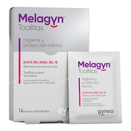 GYNEA MELAGYN Lingettes intimes en 14 sachets individuels