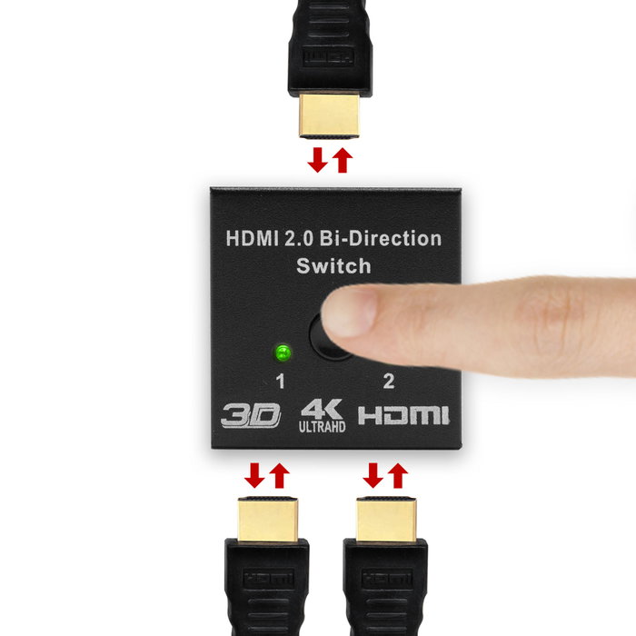 Phoenix Splitter HDMI 4K 30FPS 1 x 2 Bidirectionnel Hub Duplicateur Sélecteur HDMI Phoenix Splitter HDMI 4K 30FPS 1 x 2 Bidirectionnel Hub Duplicateur Sélecteur HDMI
