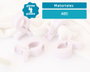 KioKids Pinces pour Mousselines Rose (Pack de 4)