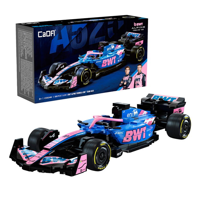 CADA Alpine F1 A525 2025 Échelle 1:24 300 Pièces C55024W - Modèle F1 avec Licence Officielle CADA Alpine F1 A525 2025 Échelle 1:24 300 Pièces C55024W - Modèle F1 avec Licence Officielle