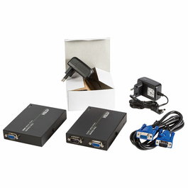 Aten VE150A - Système d'extension vidéo VGA sur câble Cat 5e, jusqu'à 150 m (1280x1024)