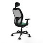 Piqueras y Crespo Chaise de Bureau 2D036N1 Vert émeraude