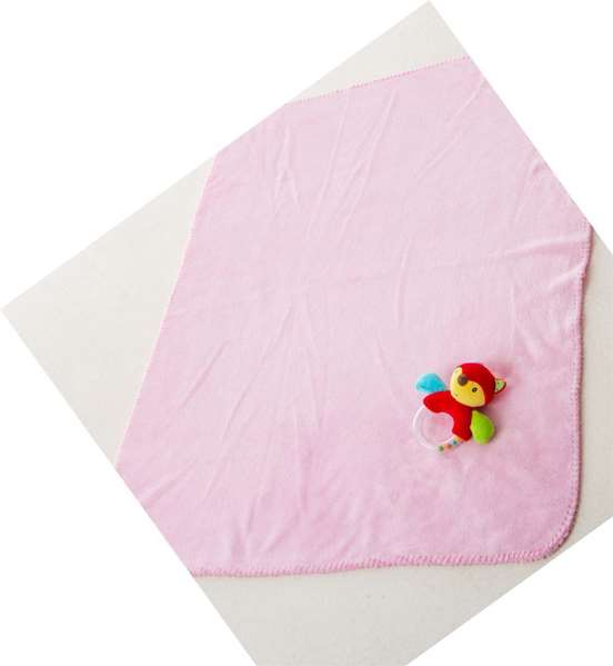 Creaciones Llopis Set caja avec manta coralina 100 x 75 cm et sonajero zorro 16cm - Pour nouveau-né en polyester