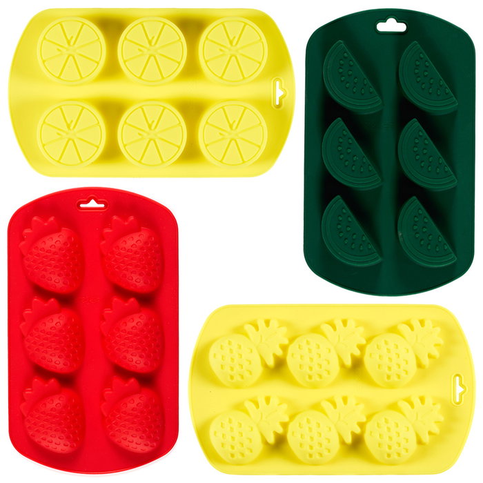 Cook Concept Moule 6 Cubes de Fruits en Silicone
