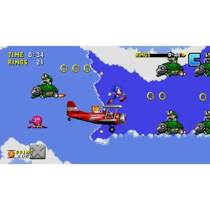 Sega - Sonic Origins Plus - Jeu PS4 - Collection remastérisée - Inclut 16 titres légendaires dont 12 jeux Game Gear - Avec nouveaux personnages, modes et défis