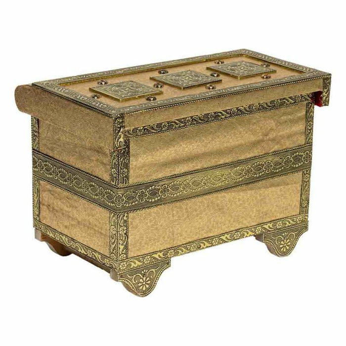 Boîte à bijoux Alexandra House Living Doré Aluminium Bois MDF 17 x 13 x 27 cm Boîte à bijoux Alexandra House Living Doré Aluminium Bois MDF 17 x 13 x 27 cm