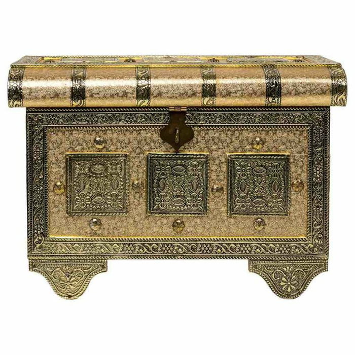 Boîte à bijoux Alexandra House Living Doré Aluminium Bois MDF 17 x 13 x 27 cm Boîte à bijoux Alexandra House Living Doré Aluminium Bois MDF 17 x 13 x 27 cm