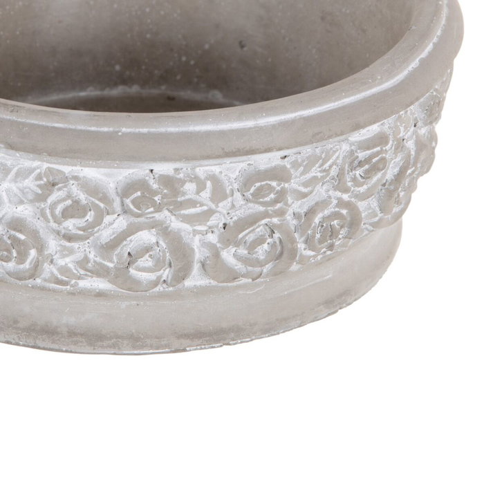 BigBuy Garden Cache-pot Gris Ciment 17 x 17 x 7 cm BigBuy Garden Cache-pot Gris Ciment 17 x 17 x 7 cm
