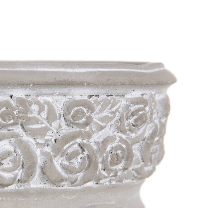 BigBuy Garden Cache-pot Gris Ciment 17 x 17 x 7 cm BigBuy Garden Cache-pot Gris Ciment 17 x 17 x 7 cm