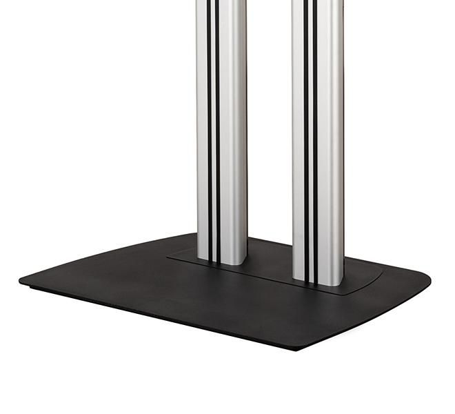 B-Tech BT4002-TCC Plaque de couverture pour socle au sol, masque les trous de fixation et poignées, 510 x 233.5 mm, pour colonnes jumelles