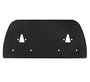 B-Tech BT4002-TCC Plaque de couverture pour socle au sol, masque les trous de fixation et poignées, 510 x 233.5 mm, pour colonnes jumelles