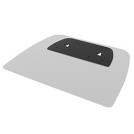B-Tech BT4002-TCC/B Plaque de couverture pour base au sol de colonnes doubles