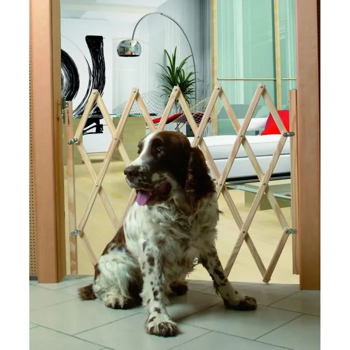 Nordlinger Pro - Stopfix - Barrière Extensible en Bois pour Chien 60-110 cm