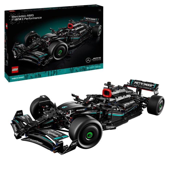 LEGO Technic Mercedes-AMG F1 W14 E Performance, Réplique de course LEGO Technic Mercedes-AMG F1 W14 E Performance, Réplique de course