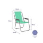 Marbueno Chaise Pliante Vert