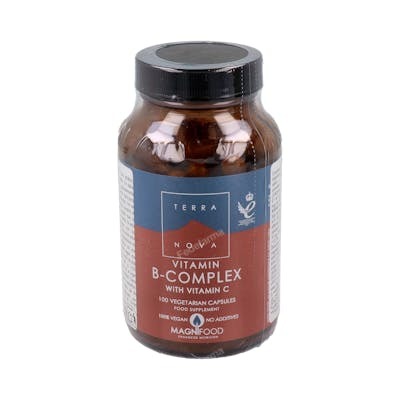 Terranova Vitamine B Complex avec Vitamine C 100 capsules