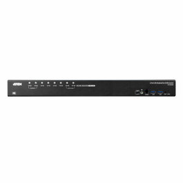 ATEN Commutateur KVM DisplayPort 4K 8 ports USB 3.0 CS19208 avec Hub USB intégré, Vidéo jusqu'à 4K DCI et Audio