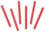Innspiro Bâtonnets de polo en bois standard rouge 114x10x2mm, 50 unités