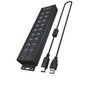 Icy ICY BOX IB-HUB1720-U3 Hub USB 18+2 ports avec chargeur 96W